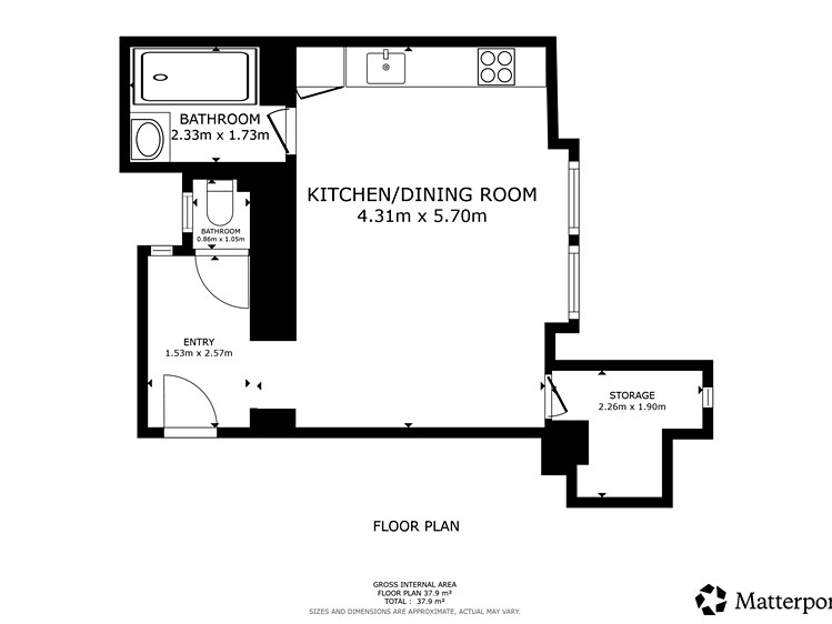 Prodej bytu 1+kk 38 m² - foto 2
