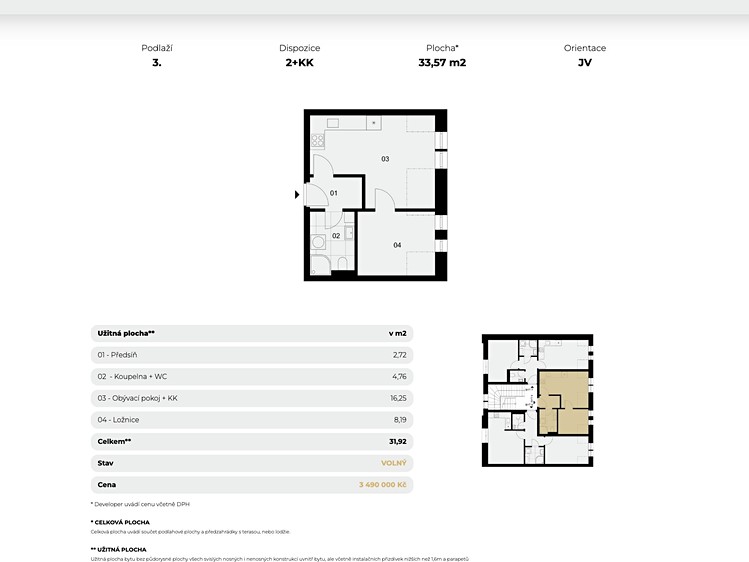 Prodej bytu 2+kk 34 m² - foto 8