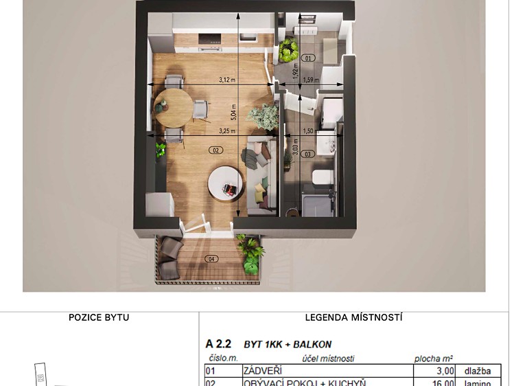 Prodej bytu 1+kk 24 m² - foto 5