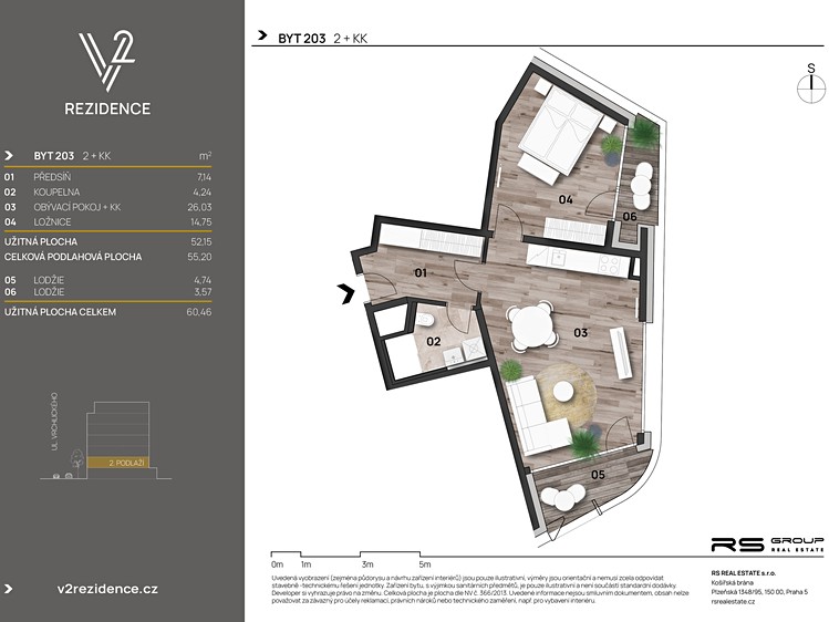 Prodej bytu 2+kk 55 m² (Jednopodlažní) - foto 8