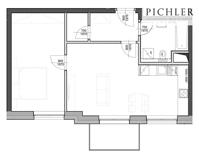 Prodej bytu 2+kk 57 m² - foto 2