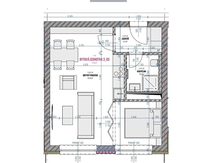 Prodej bytu 2+kk 37 m² - foto 8