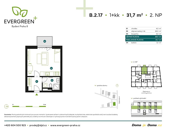 Prodej bytu 1+kk 32 m² - foto 2
