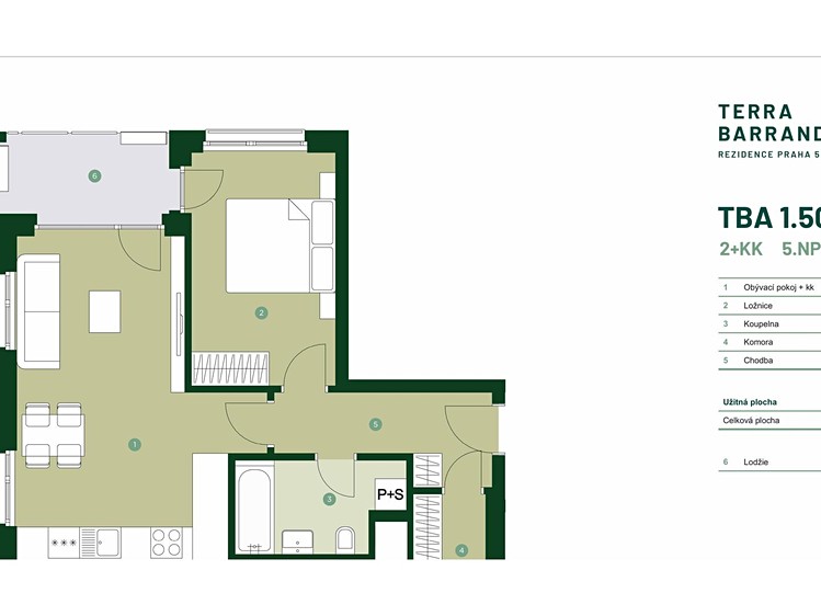 Prodej bytu 2+kk 54 m² - foto 2