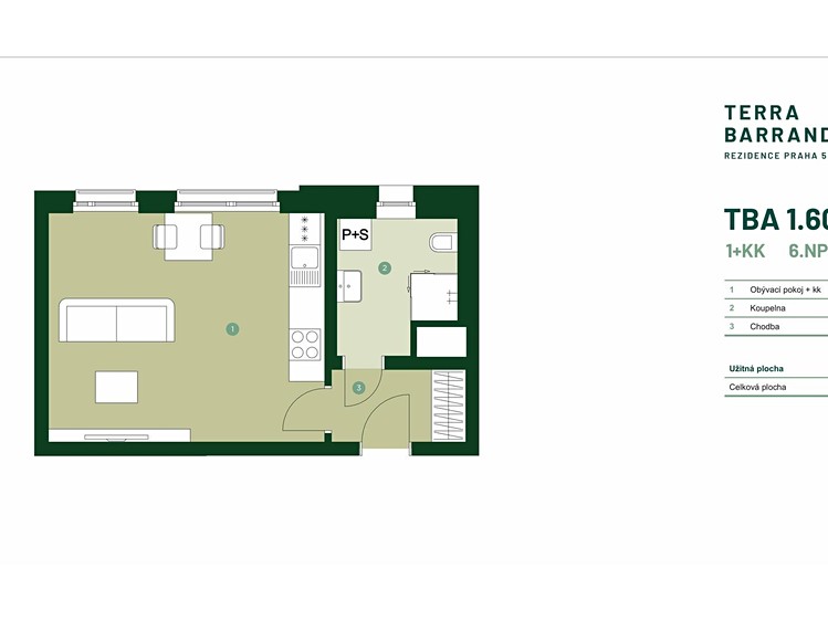 Prodej bytu 1+kk 35 m² - foto 2