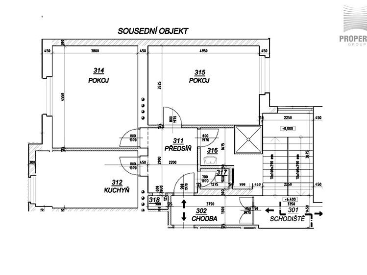 Pronájem bytu 2+1 53 m² - foto 8