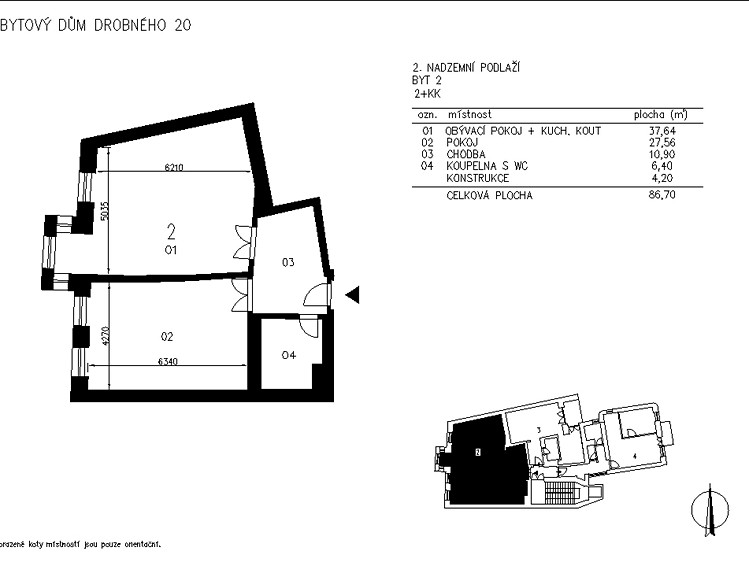 Pronájem bytu 2+kk 83 m² (Jednopodlažní) - foto 8