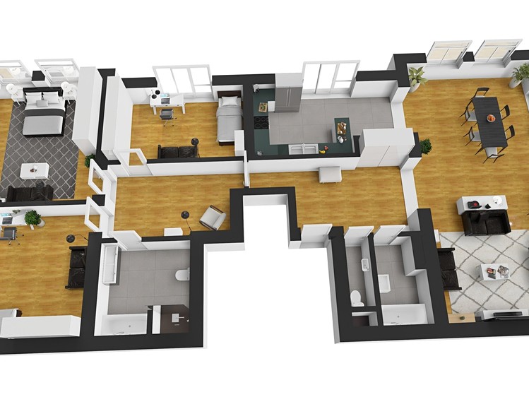 Pronájem bytu 4+kk 180 m² - foto 8