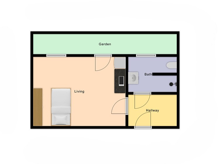 Pronájem bytu 1+kk 32 m² - foto 8
