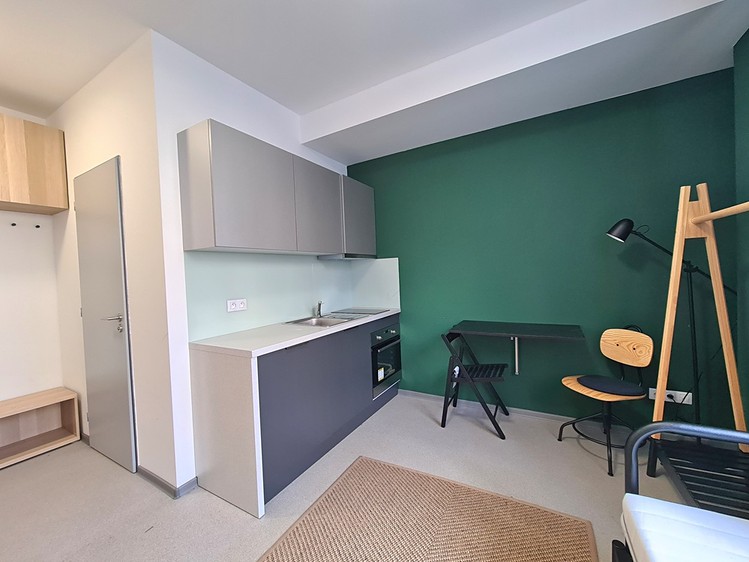 Pronájem bytu 1+kk 20 m² (Jednopodlažní) - foto 2