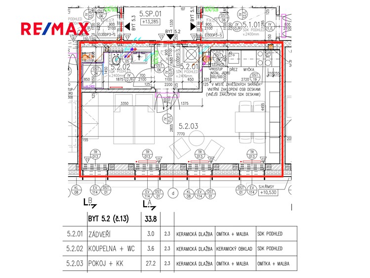 Pronájem bytu 1+kk 34 m² - foto 4