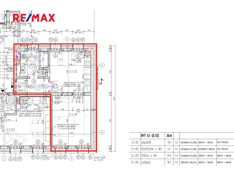 Pronájem bytu 1+1 40 m² - foto 4