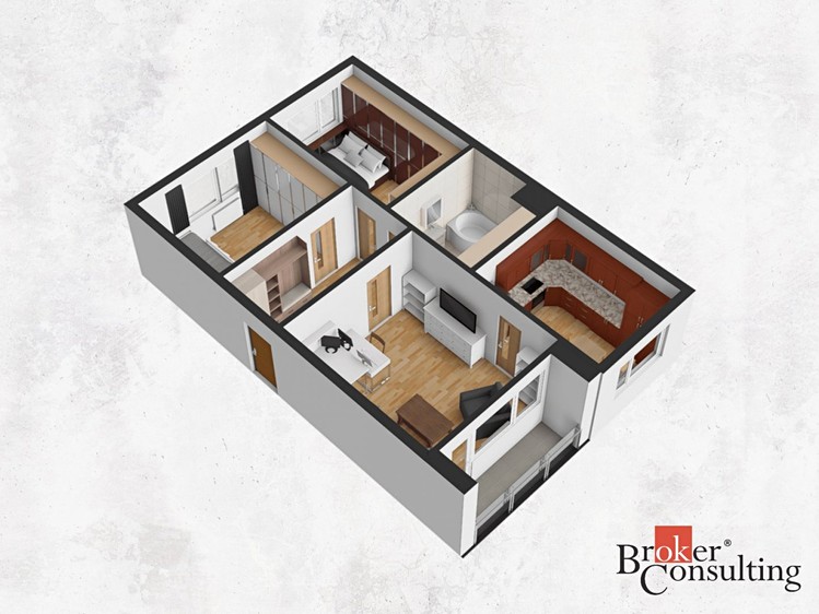 Pronájem bytu 3+1 67 m² - foto 3