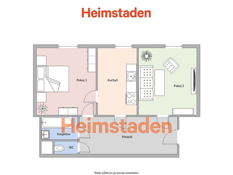 Pronájem bytu 2+1 55 m² - foto 7