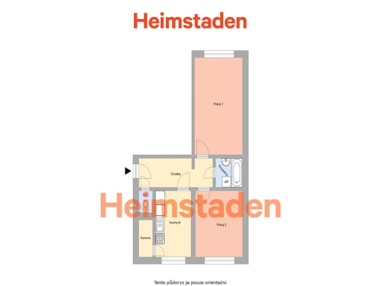 Pronájem bytu 2+1 56 m² - foto 7