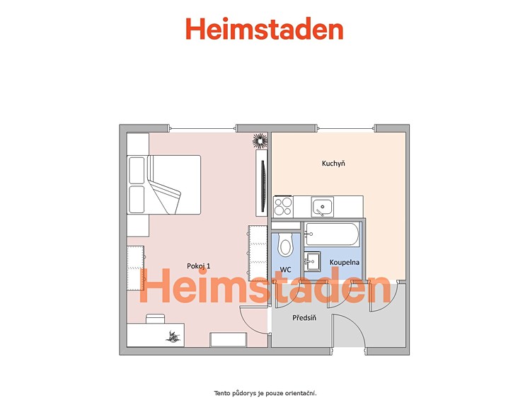 Pronájem bytu 1+1 39 m² - foto 6