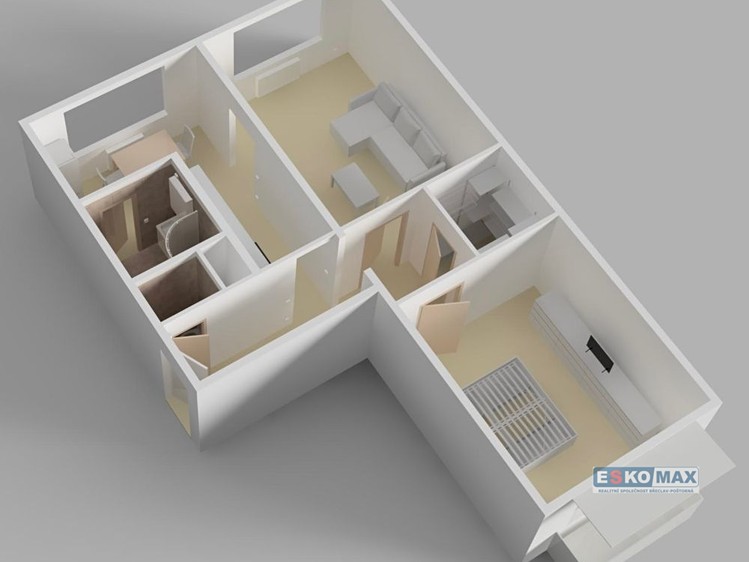 Pronájem bytu 2+1 60 m² - foto 8