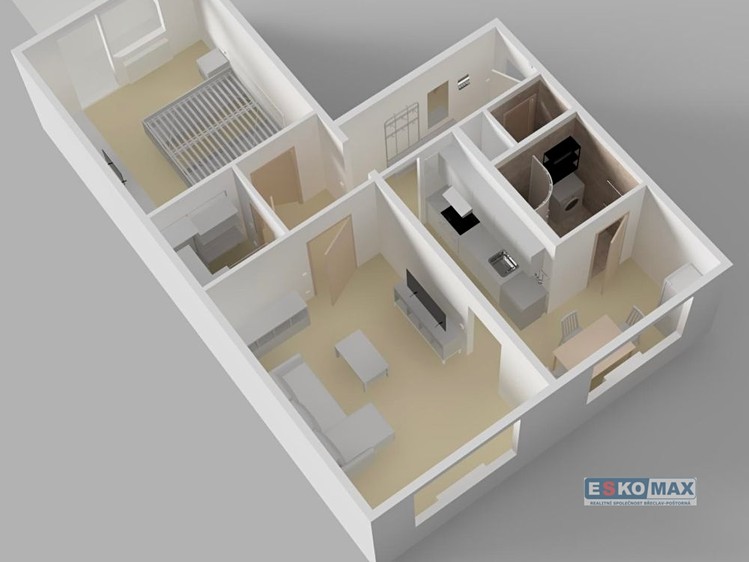 Pronájem bytu 2+1 60 m² - foto 6