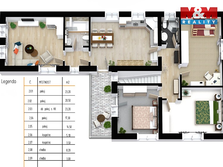 Prodej rodinného domu 257 m², pozemek 765 m² - foto 3