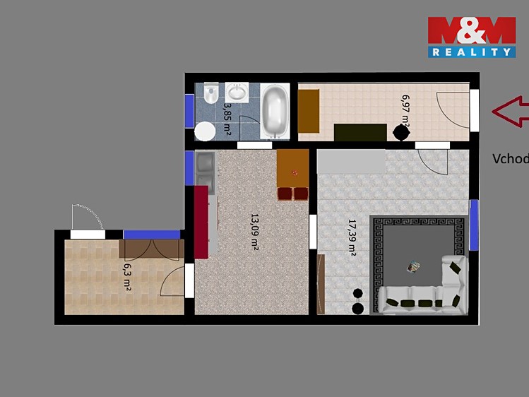 Prodej  rodinného domu 48 m², pozemek 235 m² - foto 3