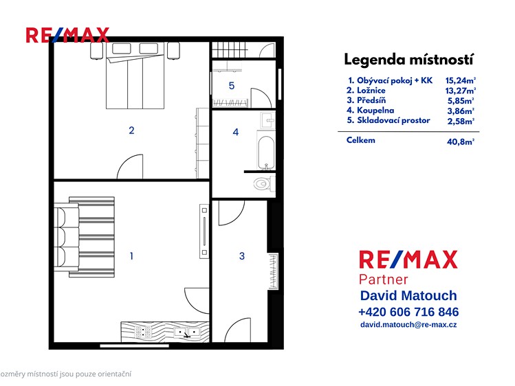 Prodej rodinného domu 41 m², pozemek 78 m² - foto 3