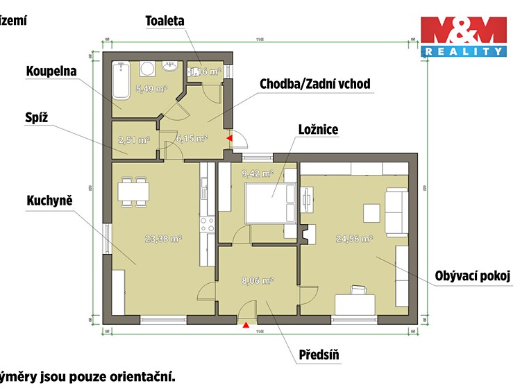 Prodej chalupy 80 m², pozemek 611 m² - foto 5
