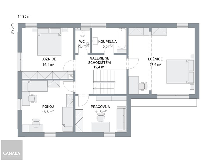 Prodej  rodinného domu 183 m², pozemek 830 m² - foto 6