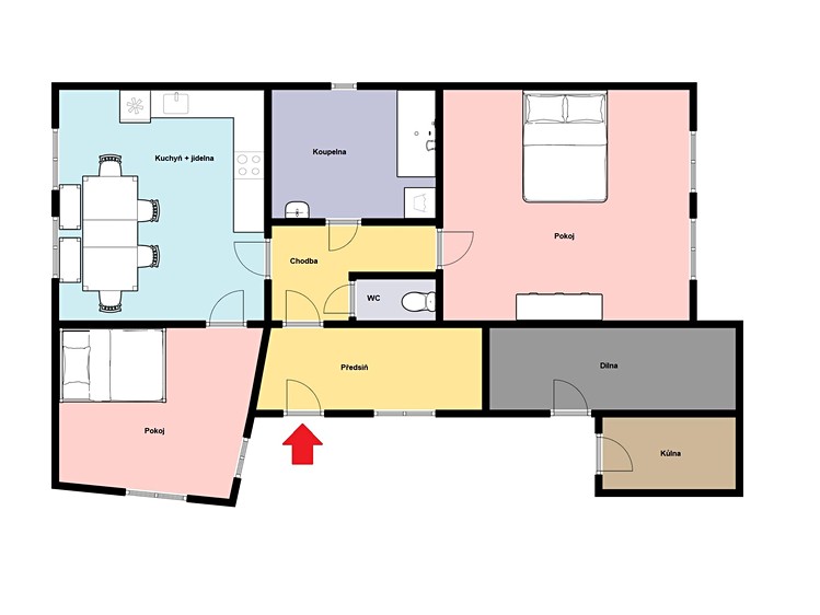 Prodej rodinného domu 80 m², pozemek 219 m² - foto 5