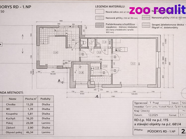 Prodej  vícegeneračního domu 152 m², pozemek 341 m² - foto 6