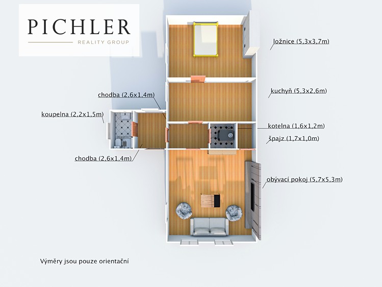 Prodej rodinného domu 79 m², pozemek 462 m² - foto 3