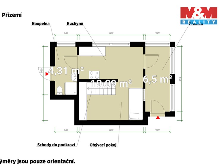 Prodej chaty 50 m², pozemek 456 m² - foto 2