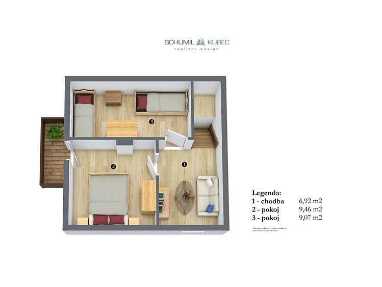 Prodej chaty 76 m², pozemek 375 m² - foto 7