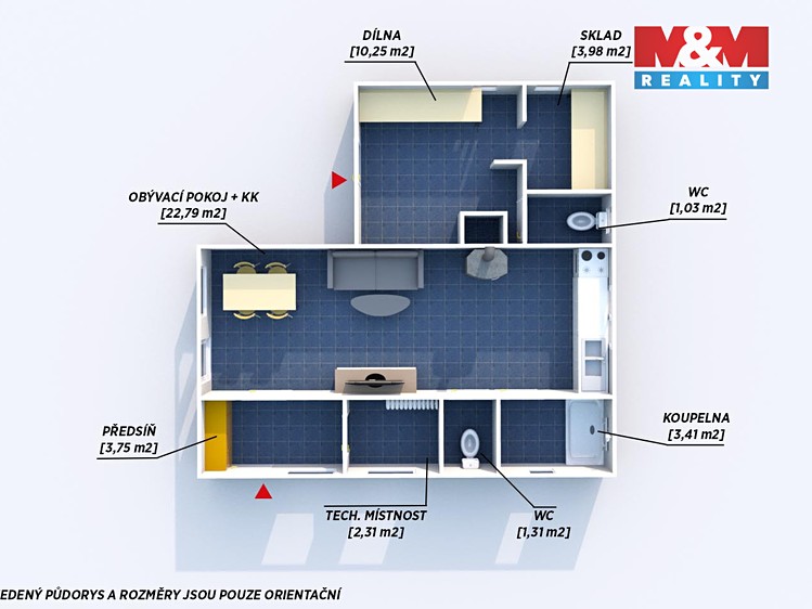 Prodej chaty 58 m², pozemek 498 m² - foto 3