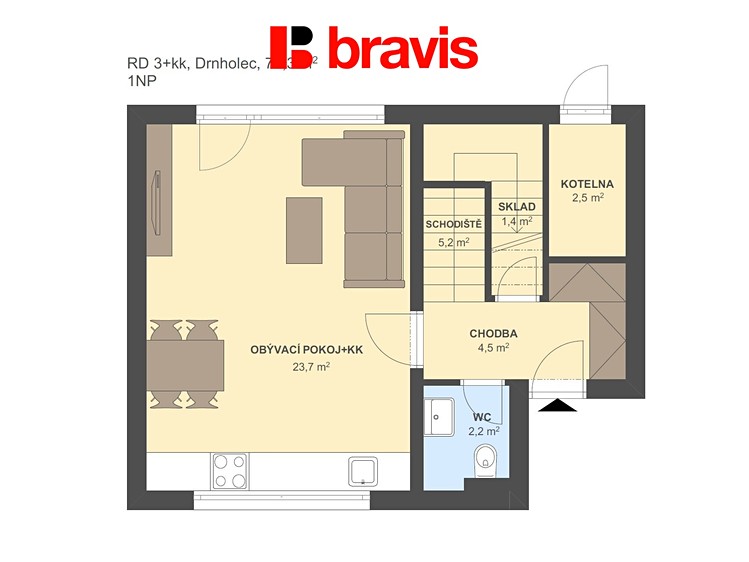 Prodej rodinného domu 80 m², pozemek 150 m² - foto 6