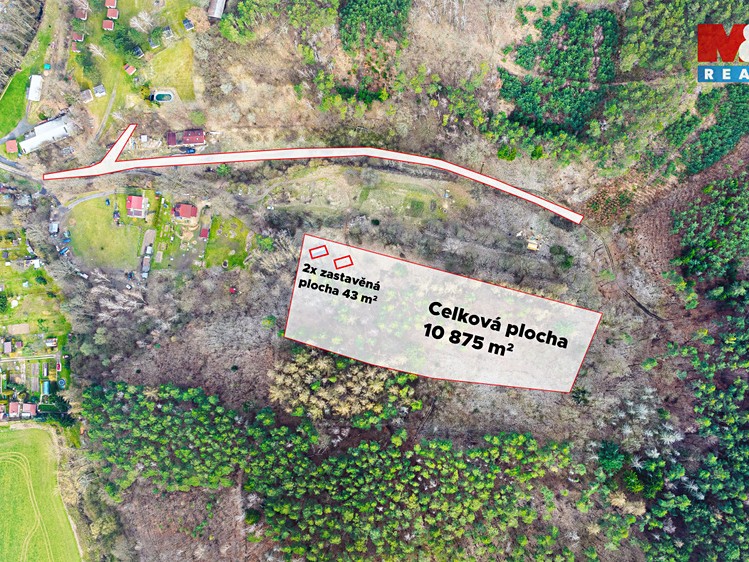 Prodej stavebního pozemku 10 875 m² - foto 5