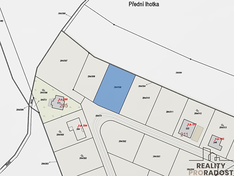 Prodej stavebního pozemku 1 103 m² - foto 7