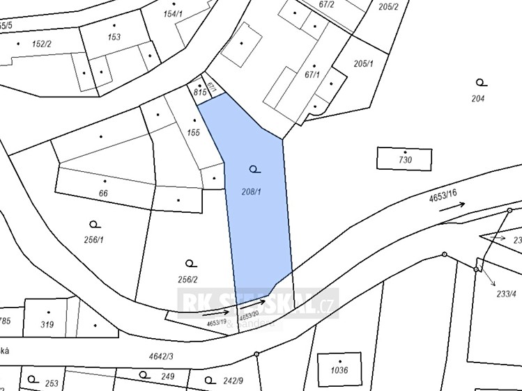 Prodej podílu 1/9 stavebního pozemku 610 m² - foto 2