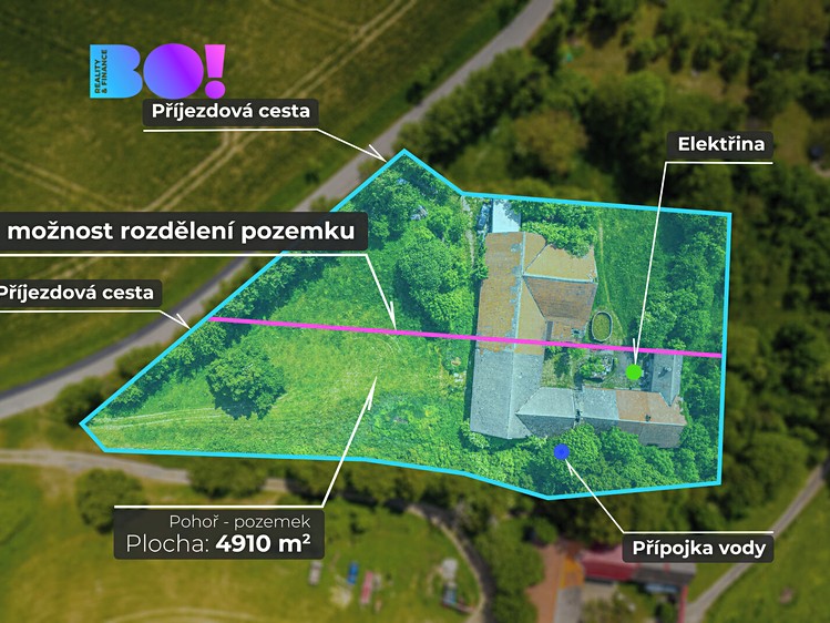 Prodej  stavebního pozemku 4 910 m² - foto 3