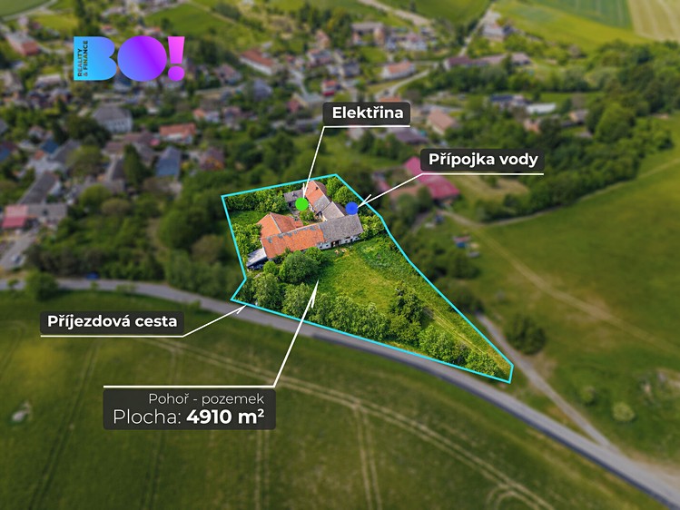 Prodej  stavebního pozemku 4 910 m² - foto 4