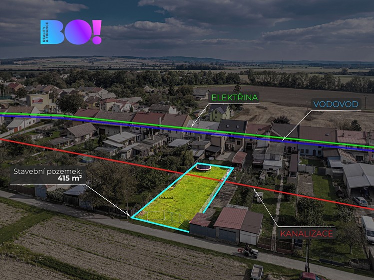 Prodej stavebního pozemku 415 m² - foto 6