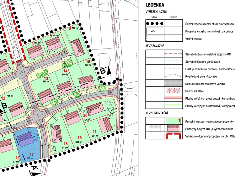 Prodej  stavebního pozemku 900 m² - foto 5