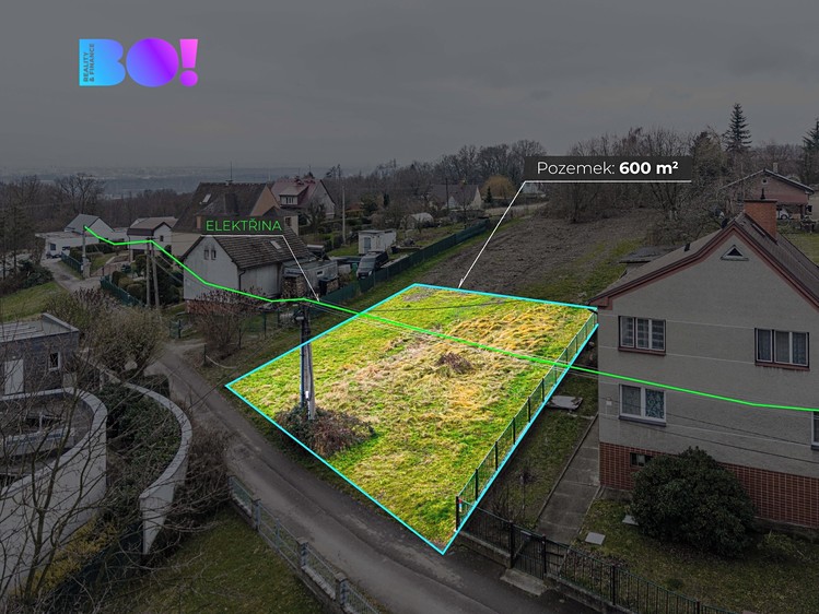 Prodej stavebního pozemku 600 m² - foto 1