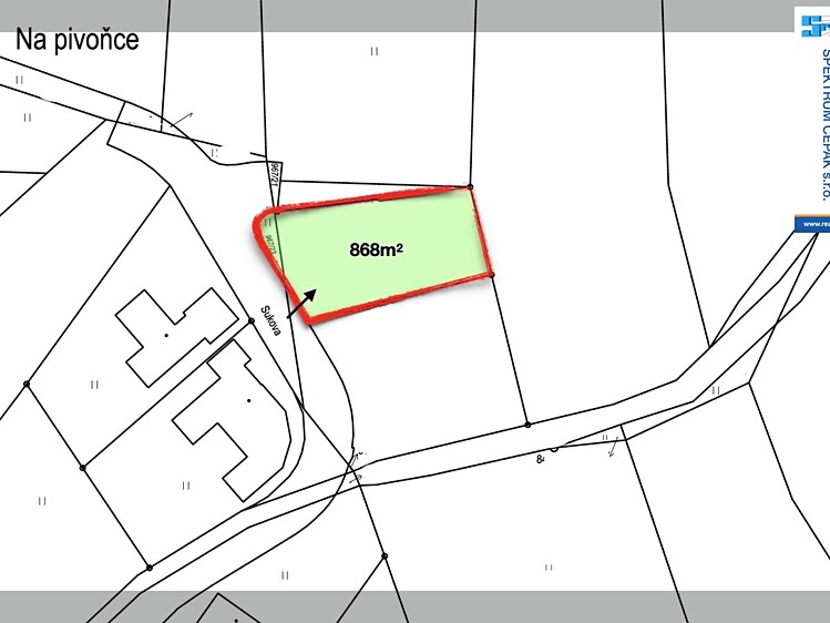 Prodej  stavebního pozemku 868 m² - foto 4