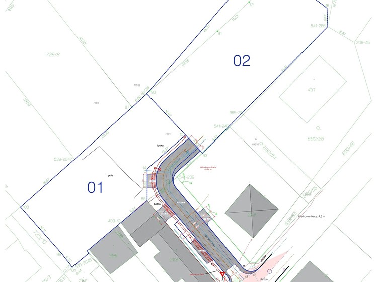 Prodej stavebního pozemku 909 m² - foto 6