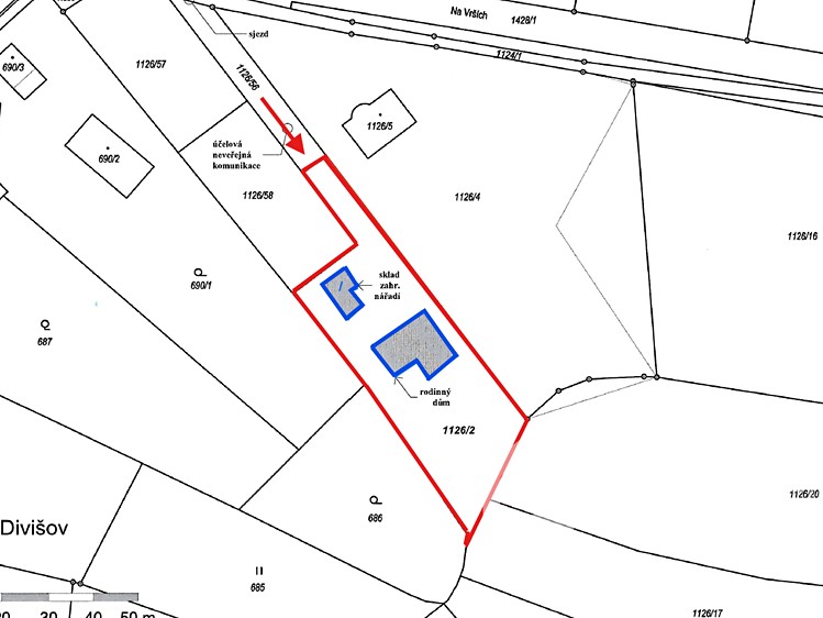 Prodej  stavebního pozemku 1 620 m² - foto 3