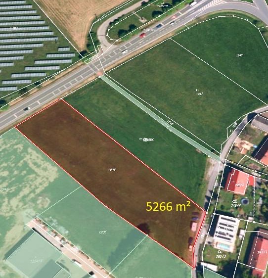 Prodej stavebního pozemku 5 266 m² - foto 2