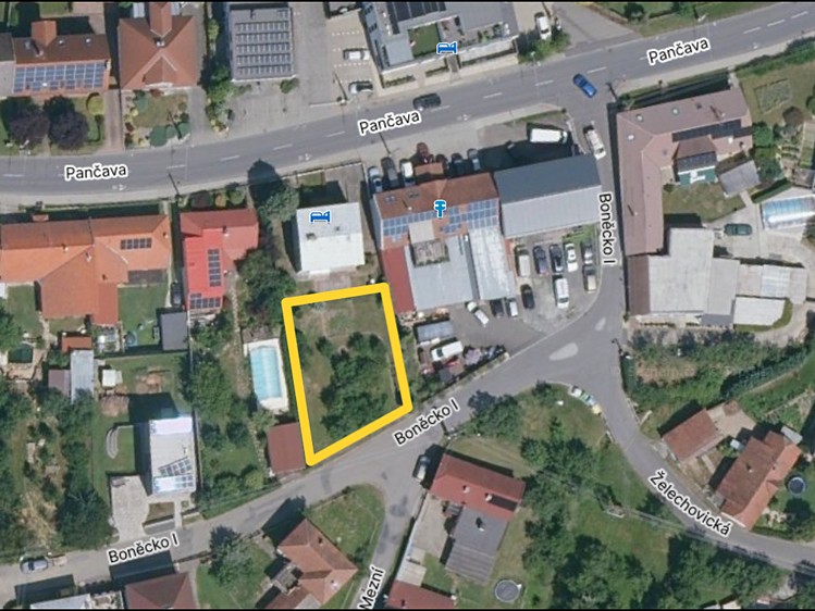 Prodej stavebního pozemku 450 m² - foto 2