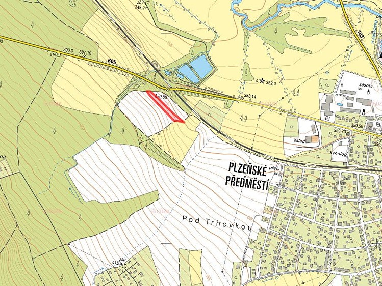 Prodej pole 4 111 m² - foto 2