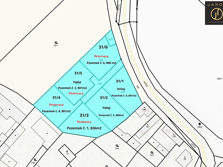 Prodej stavebního pozemku 801 m² - foto 2