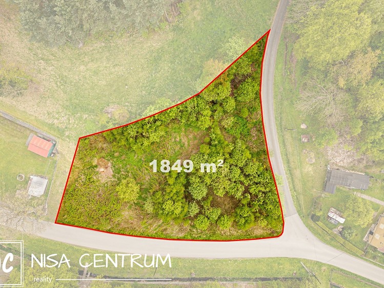 Prodej stavebního pozemku 1 849 m² - foto 2